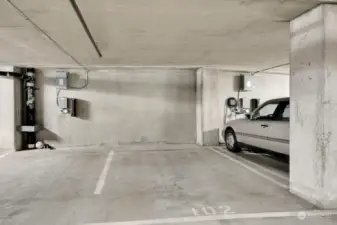 Parking space 102 is best accessed from level P3.