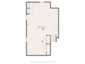 Basement floor plan