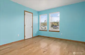 Bedroom B with walk in closet