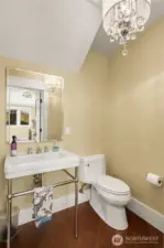 Main floor powder room
