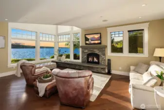 Living room from the entry