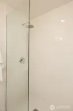All new walk in shower