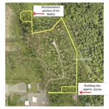 Entire lot boundary lines