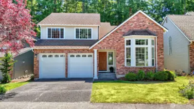 A beautifully built and styled 2-story home by the Burnstead Co.  3 bedrooms, 2 1/2 baths, lot size 5,179 sq. ft.  home size is 1,700 sq. ft.  The garage is extra large with 580 sq. ft.