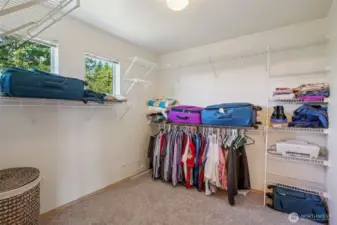 Large walk in closet