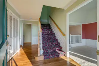 Grand entry way.