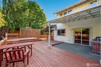 Plenty of space for a hot tub!