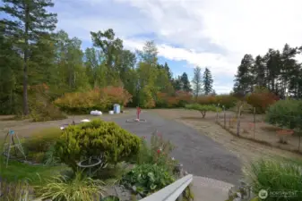 Drive Entrance viewed from Front Porch