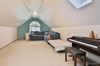 Incredible bonus space at the top of the stairs...guest bedroom? Office? Play room, music room?...The choice is yours.