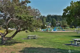 ...Relax - or just reflect on the beauty of the area - next up a closer look at the play area.