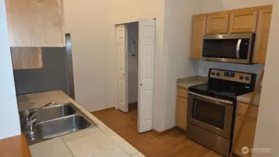 Open Kitchen and Laundry