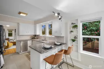 Abundance of storage.