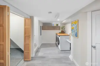 Storage on the left.