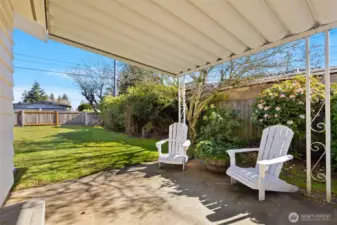 Or take in the happenings of the backyard.