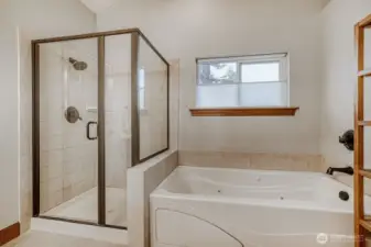 bathroom for primary bedroom