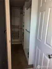 Primary Walk in closet