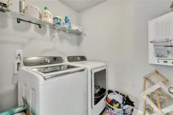 Utility closet/ laundry room.