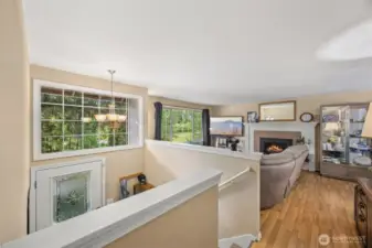 Flooded with natural light and warmth the main level offers an open floorplan.