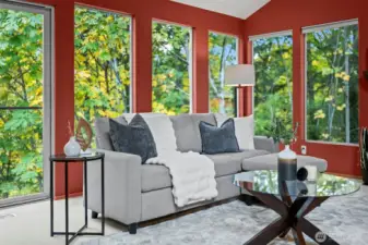 Like you are sitting in your own treehouse!