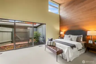 Just imagine being able to step out and have a morning coffee in the privacy of your own atrium!