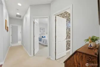 Split floor plan places the other 3 bedrooms on the opposite side of the home for ultimate privacy.