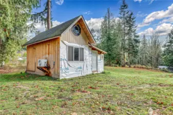 The remainder of siding will be left on property.