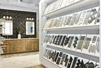 Pick your design finishes at our design studio