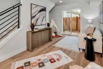 Photo from model home, same color scheme