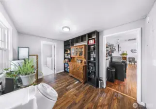 Flex room which could be dining room or office.