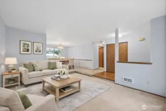 This image has been virtually staged to illustrate potential furniture placement.