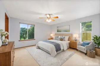 This image has been virtually staged to illustrate potential furniture placement.