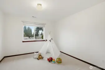 Spacious 2nd bedroom.