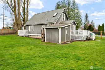 Side Yard- Shed