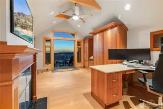 Neutral designer paint and flooring.