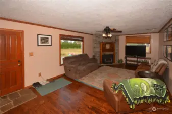 living Room windows to view property