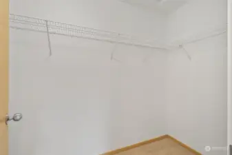 Large primary closet