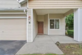 Covered front patio