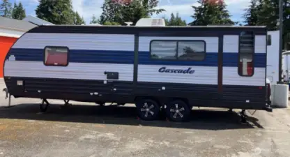 28 Ft RV Sold Separately. (2022 Forest River Cascade Travel Trailer 28 ft. Selling for $40K.)