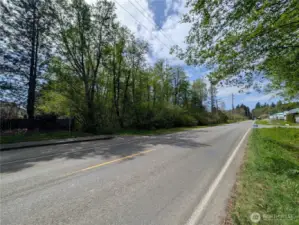 Westerly view on Trosper Road