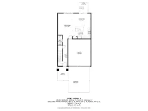 Downstairs Floorplan with Measurements