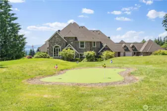 The putting green