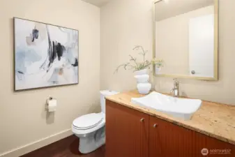 Guest powder room