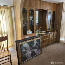 Built in credenza