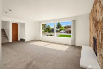 Huge windows in the Living Room