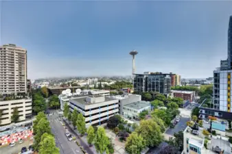 Stunning outlook from your rare high floor, immaculate 2BR home on the NE corner!
