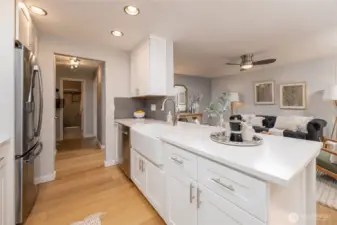 Open concept living space
