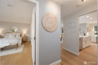 Heading to the bedroom...