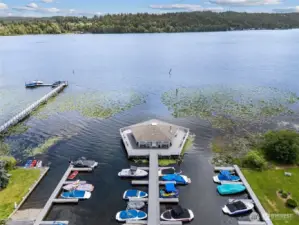 The over-water cabana is available for reservations