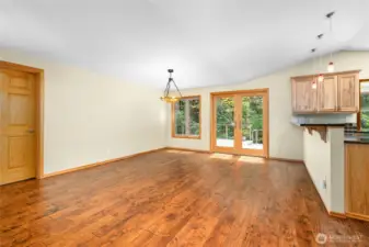 Dining area large enough to host big holiday gatherings!