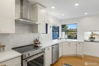 Newly renovated kitchen.
